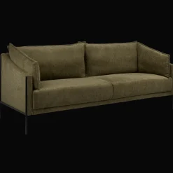 3 Seat Green Sofa
