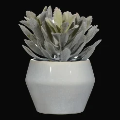 Artificial Panda Plant in Ceramic Pot