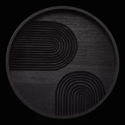Black Engraved Tray