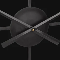 Black Metal Wall Clock