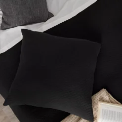 Black Monroe Decorative Pillow