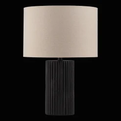 Black Wood Table Lamp