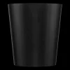 Black Wood Waste Bin