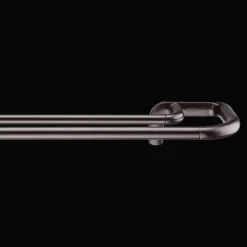 Blackout Curtains Double Rod Set - Diameter 19mm