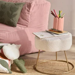 Boucle Floral Stool