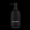 Ceramic Soap Dispenser with Typography