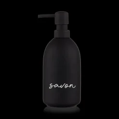 Ceramic Soap Dispenser with Typography