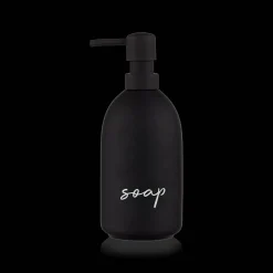 Ceramic Soap Dispenser with Typography