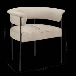 Fabric Accent Chair