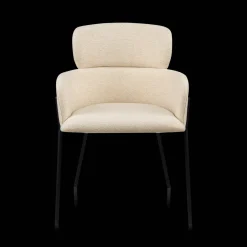 Fabric and Metal Dining Chair