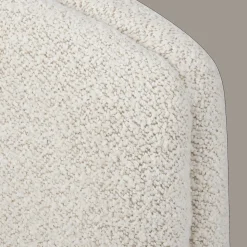 Fabric and wood accent chair