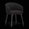 Fabric and Wood Dining Chair