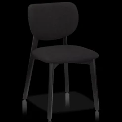 Fabric and Wood Dining Chair