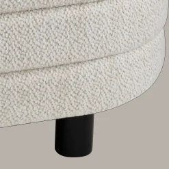 Fabric Ottoman with Storage