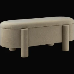 Fabric Ottoman with Storage