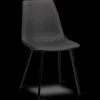 Faux Leather and Metal Dining Chair