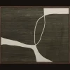 Green Abstract Framed Art