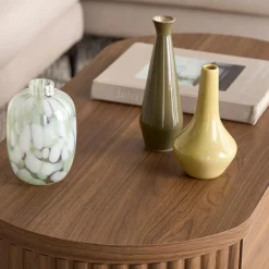 Green Glass Table vase