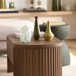 Green Glass Table vase