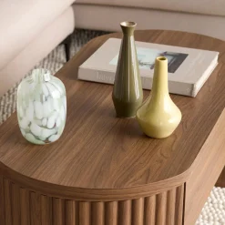 Green Glass Table vase