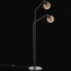 2-Head Glass Floor Lamp