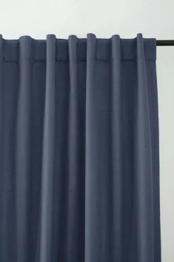 Indigo Taha Rod Pocket Back Tab Blackout Curtain
