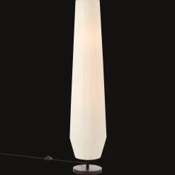 Linen Tube Floor Lamp