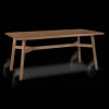 Mid-Century Modern Mango Wood Dining Table