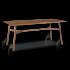 Mid-Century Modern Mango Wood Dining Table