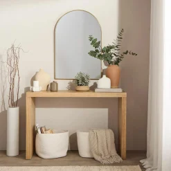 Natural Wood Console