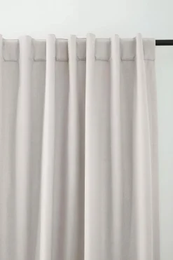 Off White Taha Rod Pocket Back Tab Blackout Curtain