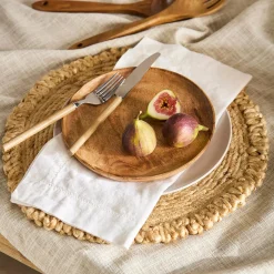 Round Natural Fiber Placemat