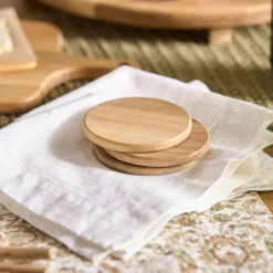 Set of 4 Wood Coasters
