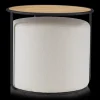 Side Table with Ottoman