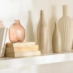 Small Ceramic Beige Vase