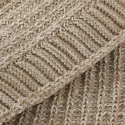 Taupe Ribba Throw