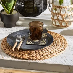 Water Hyacinth Round Placemat