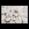 White Blossom Printed Canvas with Gel-Embellishments
