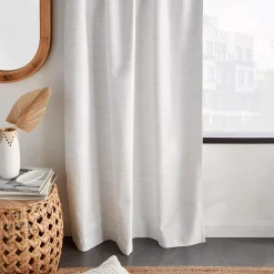 White Dayni Blackout Back-Tab Curtain