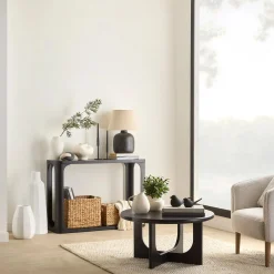 White Floor Vase