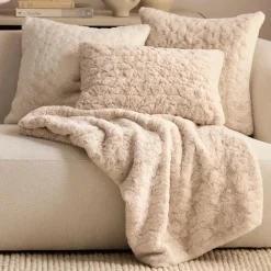 White Sheep Faux Fur Throw