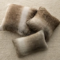 Wolf Faux Fur Decorative Pillow