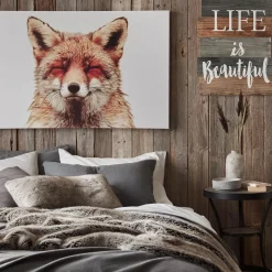 Wolf Faux Fur Throw